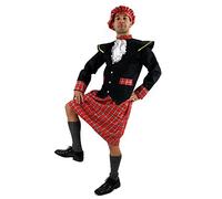 Wig Me Up - Costume da uomo, Kilt scozzese, stile Braveheart, Highlander, taglia 56