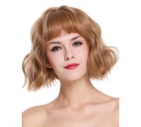 WIG ME UP - DL-052-22/36 Parrucca donna Corta Frangetta Lungo bob Voluminosa Scompigliata Ondulata Biondo cenere Biondo ramato Mèches