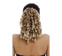 WIG ME UP-N900A+2-V-27T613 Toupet Coda di cavallo Ricci a cavatappo Riccia Voluminosa Mix Biondo Mèches