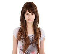 Wig Me Up - Parrucca Colore Castano Chiaro, Castano, 3251-2T30, Circa 60 Cm