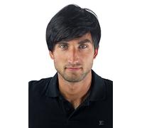 Wig Me Up - Parrucca Colore Nero Da Uomo, Corta, Giovanile Alla Moda, Gfw-994-1B