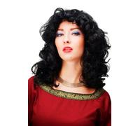 Wig Me Up - Parrucca Da Carnevale, Colore Nero, Leggermente Ricci, Ondulati, 61842-P103