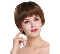 WIG ME UP Parrucca da donna D3061R-10/12R4 Bob corto liscio Mix castano