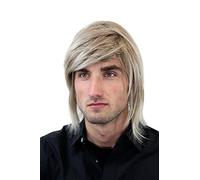 Wig Me Up - Parrucca Da Uomo, Lunga, Biondo Sfumato, Riga Laterale, Gfw892-18T22