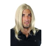 Parrucca da Uomo Lungo Giovane Alla Moda Biondo Scuro Riga IN Mezzo GFW891-24