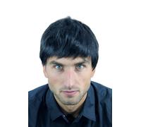 WIG ME UP - Parrucca Uomo Corta Nero Liscia K-006-1B