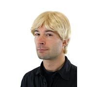 WIG ME UP - Parrucca Uomo Toupet Colore Biondo Biondo Platino Capelli Corti Riga GFW355A-613E