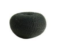 WIG ME UP - RH-046-15x7-black XL Ciambella per Chignon Volume Hairstyling Nero Molto grande 15x7 cm