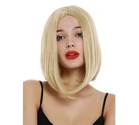 WIG ME UP-YZF-4365-86 Parrucca Donna Corta Bob concavo Bob lungo Riga in mezzo Biondo Biondo oro