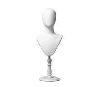 Wig Stand Espositore for parrucche, testa di manichino bianca for espositore for parrucche Cosplay, testa di manichino for vetrina di negozi di abbigliamento Wig Display Holder