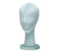 Wig Stand Testa di manichino for parrucche, supporto for parrucche in velluto con testa, testa di manichino da cucito da 35 cm for cappelli, sciarpe e occhiali da sole, espositore for orecchini Wig Di