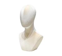 Wig Stand Testa di parrucca, decorazione for la casa, porta-cappelli multiuso, modello di testa di manichino, porta-cappelli for occhiali, collane, sciarpe, cuffie Wig Display Holder(Beige)