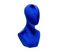 Wig Stand Testa di parrucca, decorazione for la casa, porta-cappelli multiuso, modello di testa di manichino, porta-cappelli for occhiali, collane, sciarpe, cuffie Wig Display Holder(Dark Blue)