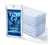 Wigearss 10 Pezzi 35PT Carte Cornici Acriliche Magnetiche Trasparente Protezione UV Custodie per Pokemon Booster Pack