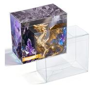 Wigearss 10 Pezzi Scatola Protettiva PET, Custodia Protettiva per Pokemon Booster Box