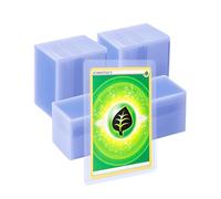 Wigearss 100 Pezzi Rigidi Card Sleeves Bustine Protettive Custodie Protettive Carte per YuGiOh, Pokemon, Ultimate Guard, MTG