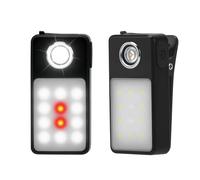 Wigearss 2 Pezzi Luce Running, Lampada da Corsa, Torcia LED Ricaricabile Clip per Jogging, Campeggio, Corsa