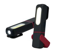 Wigearss 2 Pezzi Torcia Magnetica Ricaricabile USB Lampada da Lavoro Officina Luce LED COB Portatile