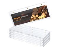 Wigearss 5 Pezzi 187PT Carte Cornici Acriliche Magnetiche Trasparente Protezione UV Custodie per Treasures, Flawless, Playbook Cards