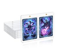 Wigearss 5 Pezzi 35PT Carte Cornici Acriliche Magnetiche Trasparente Protezione UV Custodie per Carte Magic, MTG, Sport, Baseball