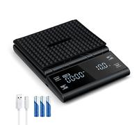 Wigearss Bilancia da Caffè Digitale con Timer, Bilancia di Precisione 5 kg/0,1 g per Espresso e Versamento