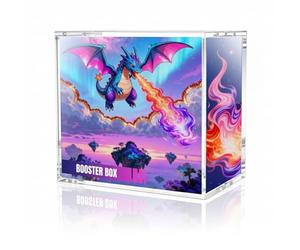 Wigearss Scatola Magnetica Acrilica, Custodia Protettiva per Pokemon Booster Box