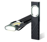 Wigearss Torcia Magnetica Ricaricabile USB Lampada da Lavoro Officina Luce LED COB Portatile con 8 Modalità
