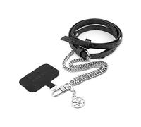 WIGENTO Chain Strap TELEFONO per Smartphone Universale, Nero