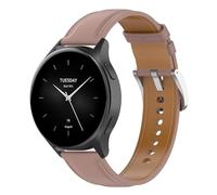 Wigento Cinturino di ricambio in pelle per Xiaomi Watch S3, colore rosa