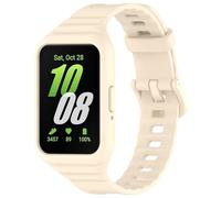 Wigento Cinturino di ricambio per Samsung Galaxy Fit 3 TPU con cassa integrata, colore beige