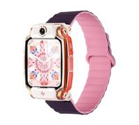 Wigento Cinturino magnetico in silicone per Imoo Watch Phone Series, design bicolore