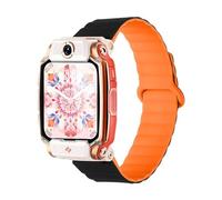 Wigento Cinturino magnetico in silicone per Imoo Watch Phone Series, design bicolore