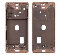 Wigento Cornice centrale Bezel per Samsung Galaxy S20 FE Oro Middle Frame Telaio Accessori di Ricambio