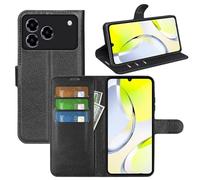 Wigento Custodia a libro in similpelle per ZTE Blade A76 4G, colore nero