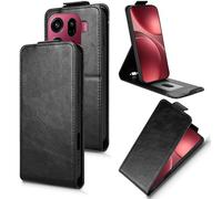 Wigento Custodia a libro per Oppo Find X9 Pro, magnetica, verticale, in ecopelle, colore nero