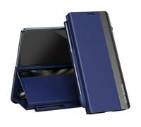 Wigento Custodia a libro per Samsung Galaxy Z Fold8 Ultra 5G, design intelligente, funzione leggio, antiurto, a 360 gradi, blu