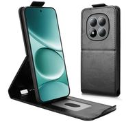 Wigento Custodia a libro per Xiaomi Redmi Note 15 Pro 4G, con scomparto per carte di credito, colore nero