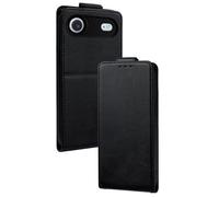 Wigento Custodia a portafoglio per Apple iPhone 17 Air, con scomparto per carte di credito, funzione leggio, catena da collo, resistente agli urti, colore nero