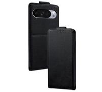 Wigento Custodia a portafoglio per Google Pixel 10 Pro XL 5G, con scomparto per carte di credito, funzione leggio, catena da collo, resistente agli urti, colore nero