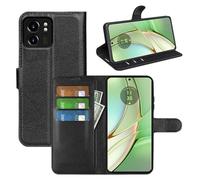 Wigento Custodia a portafoglio per Motorola Edge 40, colore nero