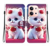 Wigento Custodia a portafoglio per Xiaomi Redmi 15C 5G / 4G / Poco C85 5G, in ecopelle