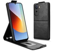 Wigento Custodia a portafoglio per Xiaomi Redmi A7 Pro 4G, flip verticale, scomparto per carte, chiusura magnetica, funzione di supporto, antiurto, colore nero