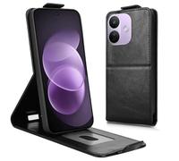 Wigento Custodia a portafoglio per Xiaomi Redmi Note 17 Pro 5G, colore nero | Flip verticale, scomparto per carte di credito, chiusura magnetica, funzione leggio, antiurto, custodia per cellulare (nero)