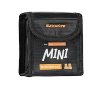 Wigento Custodia di sicurezza per batteria DJI Mini serie 5/4/3, accessori per droni, colore nero