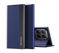 Wigento Custodia in ecopelle per Xiaomi 15T Pro, flip magnetica, adsorbimento e funzione di supporto, colore blu