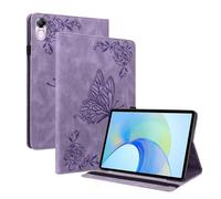 Wigento Custodia in similpelle per Honor Pad X9/X8 Pro, motivo farfalla, colore: lilla