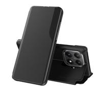 Wigento Custodia in similpelle per Xiaomi 15T Pro, con funzione leggio e finestra laterale, colore nero