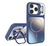 Wigento Custodia in TPU per Apple iPhone 17 Pro con AG Frosted MagSafe e supporto ad anello