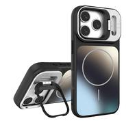 Wigento Custodia in TPU per Apple iPhone 17 Pro Max con AG Frosted MagSafe e supporto ad anello