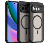 Wigento Custodia magnetica per Google Pixel 11, colore nero | Compatibile con MagSafe, antiurto, protezione della fotocamera, superficie opaca, protezione dalle impronte digitali